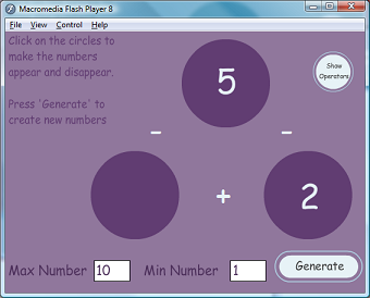 Number triangle screenshot